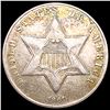 Image 1 : 1861 Silver Three Cent NEARLY UNCIRCULATED