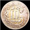 Image 2 : 1861 Silver Three Cent NEARLY UNCIRCULATED