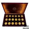 Image 1 : [18] Venezuela Gold 20 Gramos .5787oz AGW each [10.4166 AGW total] Issued by the Interchange Bank Su