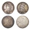 Image 1 : 1829-1859 [4] Seated & Bust Half Dollar Lot