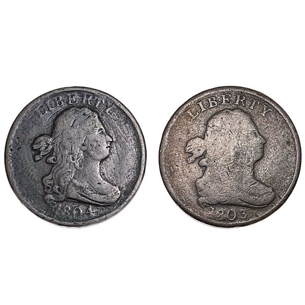 1803-1804 [2] Draped Bust Half Cent