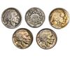 Image 1 : 1867-1938 [5] Type Coin Nickel Lot