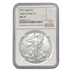 Image 4 : [5] 2021 T2 Silver Eagle NGC MS70