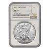 Image 8 : 2009-2020 US Silver Eagle Lot [5 Coins] NGC MS69/70