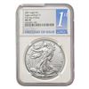 Image 10 : [5] 2021 T2 Silver Eagle NGC MS70