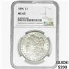 Image 1 : 1896 Morgan Silver Dollar NGC MS63