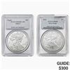 Image 1 : 1996-2000-P [2] Silver Eagle PCGS MS68-69 DCAM