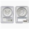 Image 2 : 1996-2000-P [2] Silver Eagle PCGS MS68-69 DCAM