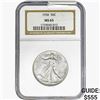 Image 1 : 1936 Walking Liberty Half Dollar NGC MS65