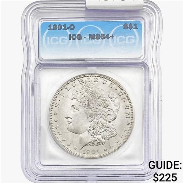 1901-O Morgan Silver Dollar ICG MS64+