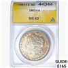 Image 1 : 1882-s Morgan Silver Dollar ANACS MS62