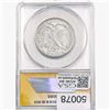 Image 2 : 1942 Walking Liberty Half Dollar ANACS MS62
