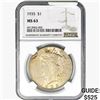 Image 1 : 1935 Silver Peace Dollar NGC MS63