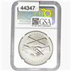 Image 2 : 2019 1.1oz Silver James Monroe "1817" Medal NGC MS70