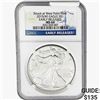 Image 1 : 2015-W Silver Eagle NGC MS69 ER, Struck at West Pt.