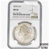 Image 1 : 1879-S Morgan Silver Dollar NGC MS66