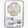 Image 2 : 1886 Morgan Silver Dollar NGC MS66