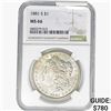 Image 1 : 1881-S Morgan Silver Dollar NGC MS66