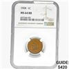 Image 1 : 1908 Indian Head Cent NGC MS64 RB