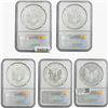 Image 2 : [5] 2011 Silver Eagle NGC MS/PF69 25TH ANN. SET