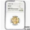 Image 1 : 1949-D Jefferson Nickel NGC MS67