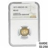 Image 1 : 1873 Arrows Seated Liberty Dime NGC MS63