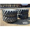Image 4 : (4) TITAN 23.1 R 30 TIRES & RIMS TO FIT ROGATOR