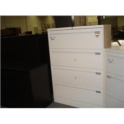 Metal 4 Drawer Lateral Filing Cabinet