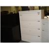 Image 1 : Metal 4 Drawer Lateral Filing Cabinet