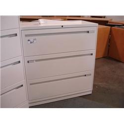 Metal 3 Drawer Lateral Filing Cabinet