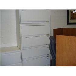 Metal 5-drawr Lateral Filing Cabinet