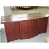 Image 1 : Mahogany Bowfront Executive Desk W/inlay