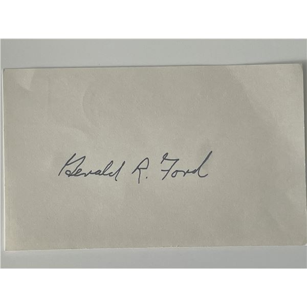 38th POTUS Gerald Ford printed signature