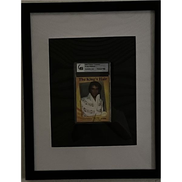 Elvis Presley hair follicle.  Global Authentics slabbed