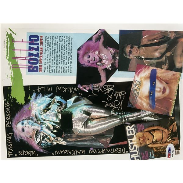 Missing Persons Dale Bozzio  signed photo. GFA authenticated