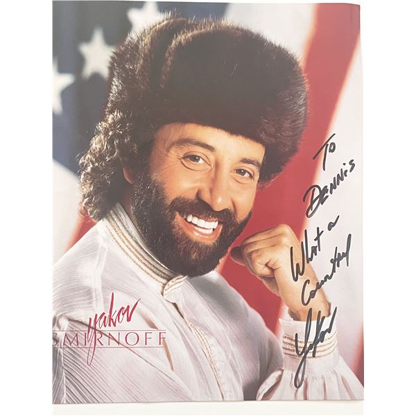 Yakov Smirnoff signed photo