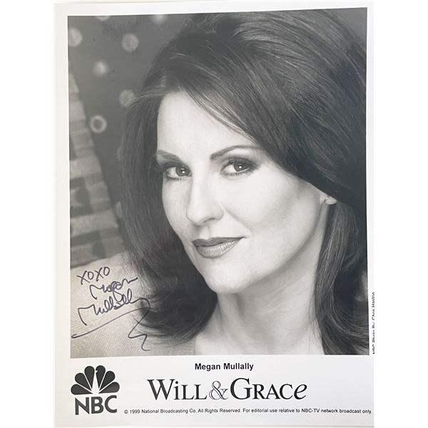 Will & Grace actress Megan Mullally signed photo