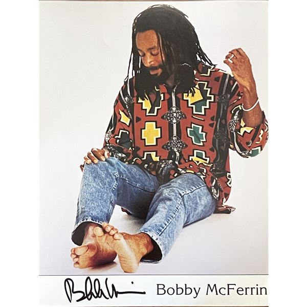 Grammy Winner Bobby McFerrin signed photo