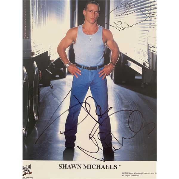 WWE Wrestler Shawn Michaels signed photo