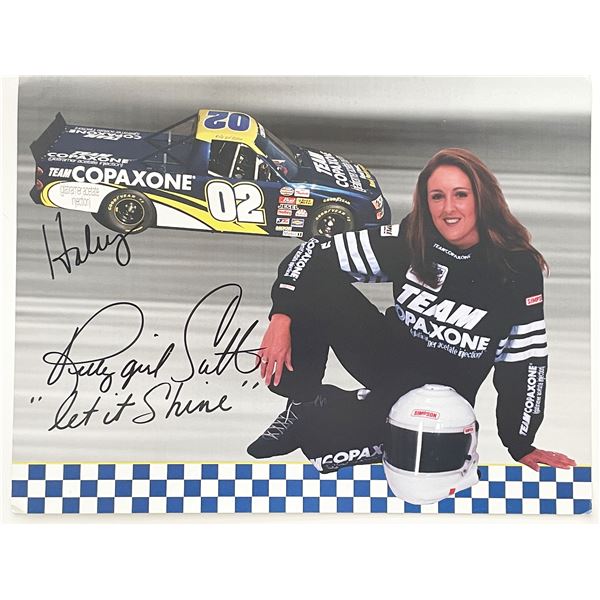 NASCAR Kelly "girl" Sutton signed photo