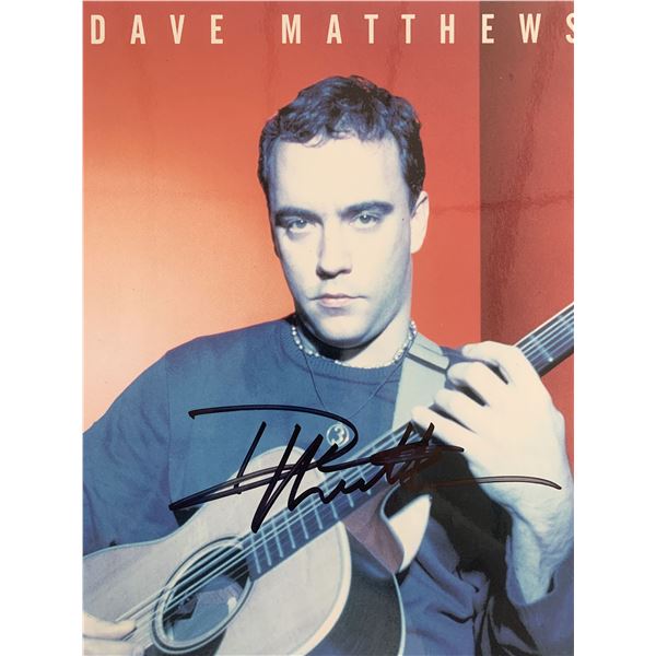 Dave Matthews signed photo