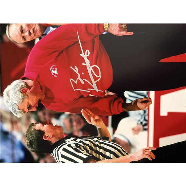 Football Coach Bobby Knight signed photo