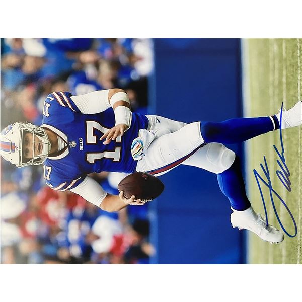 Buffalo Bills Quarterback Josh Allen signed photo