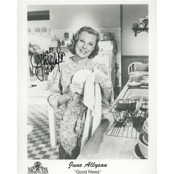 June Allyson signed "Good News" movie photo