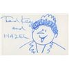 Image 1 : Original Ted Key hand-drawn and signed "Hazel" comic sketch. GFA Authenticated