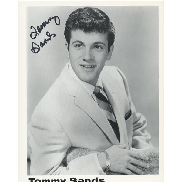 The Singing Idol Tommy Sands signed photo
