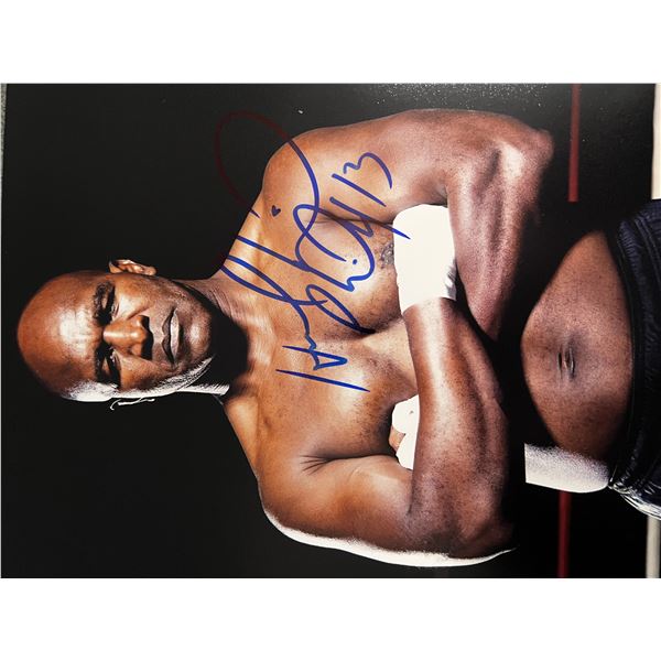 Heavyweight Champ Evander Holyfield signed photo