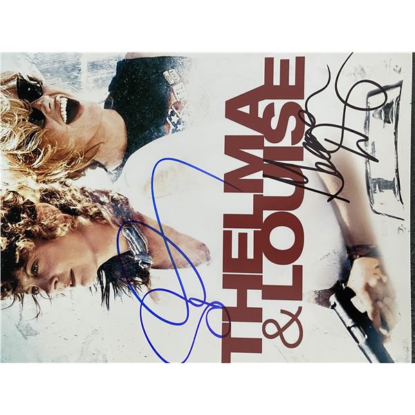 Thelma and Louise cast signed movie photo