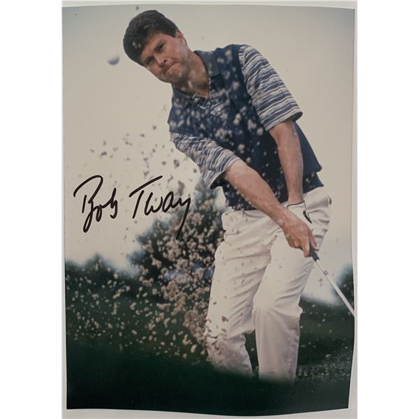 Golfer Bob Tway signed photo