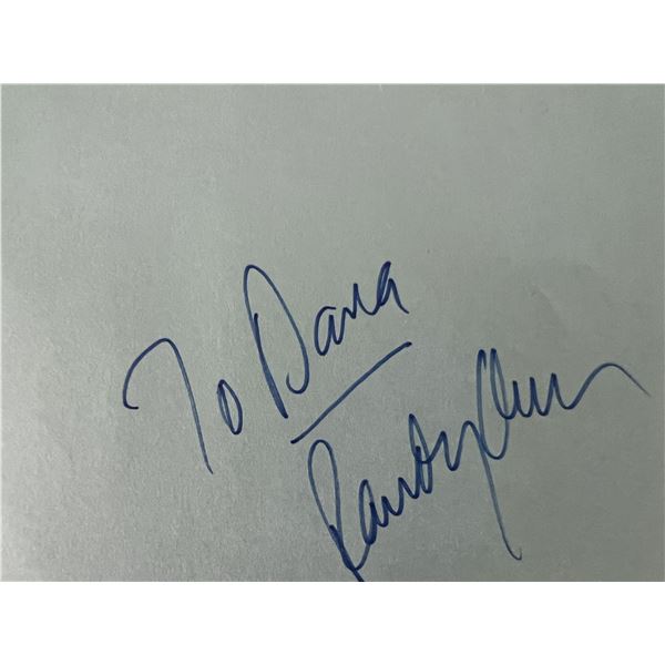 Alabamas Randy Owen autograph